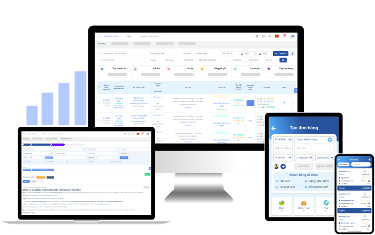 Tính năng Sản phẩm - Dịch vụ - NhanhTravel CRM