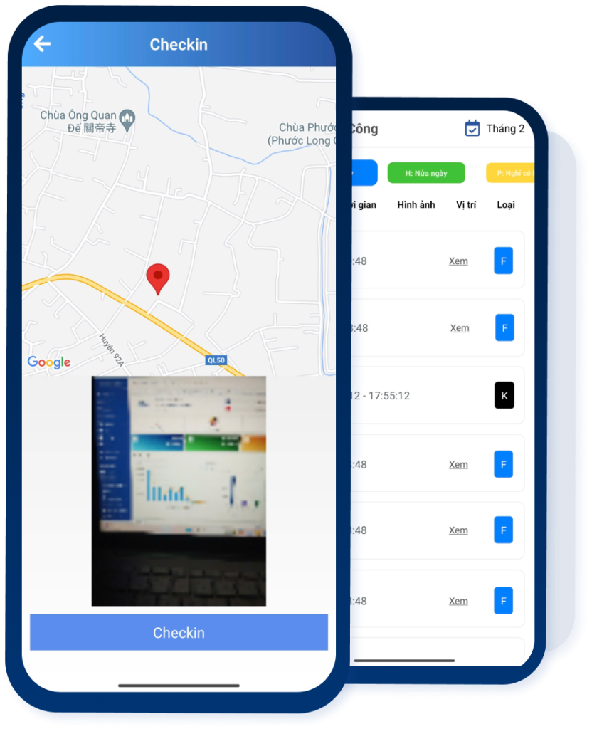 Chấm công online bằng định vị GPS