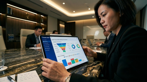 Theo dõi trạng thái Lead dạng Kanban trên phần mềm CRM du lịch Nhanh Travel.