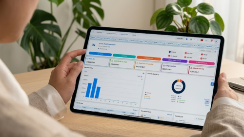 Giao diện tiếng Việt tối giản trên nền tảng CRM du lịch Nhanh Travel.