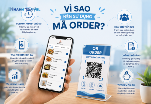 Vì sao quán ăn nên sử dụng mã QR order?