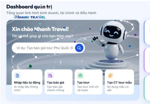 AI tự tạo báo giá trong Nhanh Travel hoạt động như thế nào?